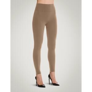 NWT Wolford Aurora Light Shape Smoothing Leggings Almond Nude Tan Light Brown XS